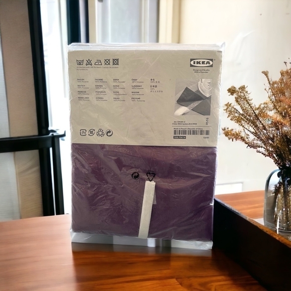 IKEA Other - NWT IKEA Curtains Sarita Maroon Sheer Panels Pair of Window Shades Window Panels